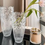  Lọ hoa pha lê bom hoa thị 25cm 