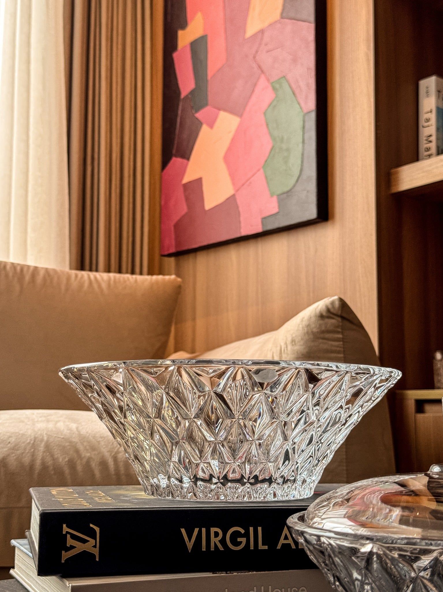  Tô Memphis trắng 30.5cm Crystal Bohemia 