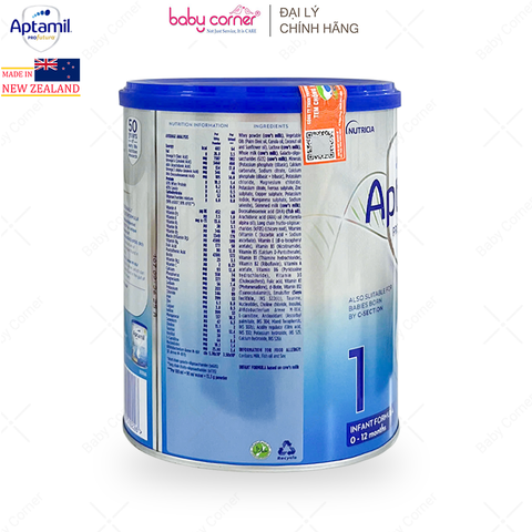  Sữa Bột Aptamil New Zealand Profutura Cesarbiotik Infant Formula Số 1, 800g, bé 0-12 tháng 