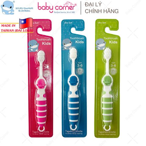  Bàn Chải Răng Kuku Cho Bé Từ 3-6 Tuổi (KU1129) 