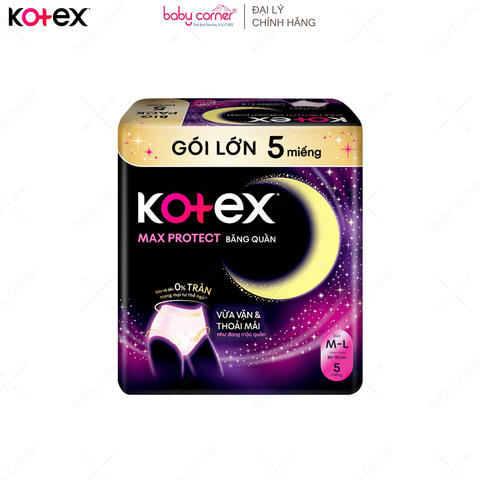  BVS Kotex Băng Quần Max Protect M/L 5 Miếng 