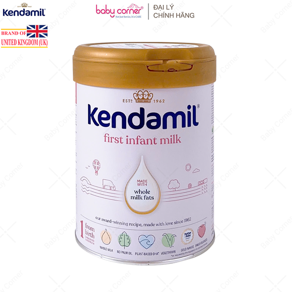  Sữa Bột KENDAMIL Classic Số 1, Bé Từ 0-6 Tháng, 800G 