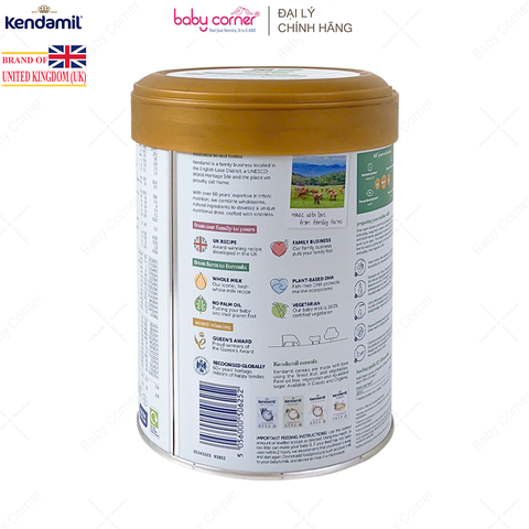  Sữa Bột KENDAMIL Classic Số 3, Bé Từ 12-36 Tháng, 800G 