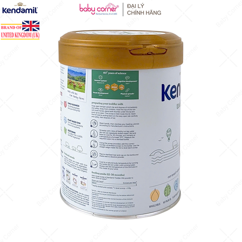  Sữa Bột KENDAMIL Classic Số 3, Bé Từ 12-36 Tháng, 800G 