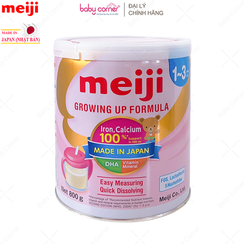  Sữa Bột MEIJI Growing up Formula Số 1, 800g, Cho Bé 1- 3 tuổi 