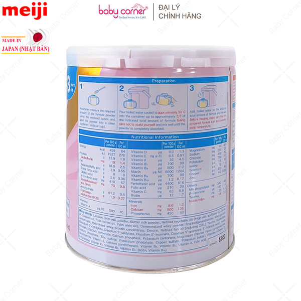  Sữa Bột MEIJI Growing up Formula Số 1, 800g, Cho Bé 1- 3 tuổi 