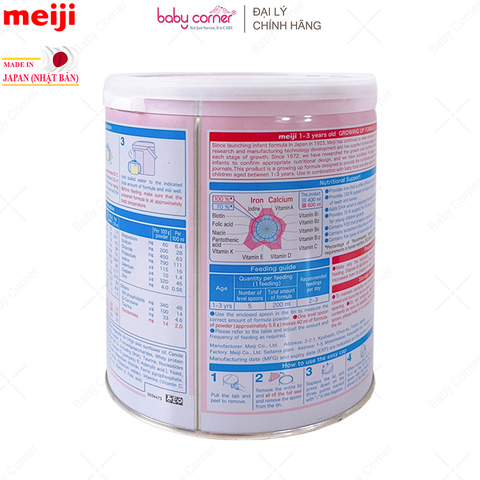  Sữa Bột MEIJI Growing up Formula Số 1, 800g, Cho Bé 1- 3 tuổi 