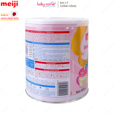  Sữa Bột MEIJI Growing up Formula Số 1, 800g, Cho Bé 1- 3 tuổi 