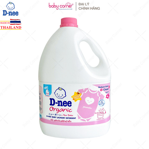  Nước Giặt Quần Áo Em Bé DNEE Hồng 3L 