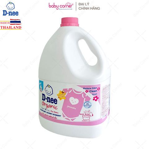  Nước Giặt Quần Áo Em Bé DNEE Hồng 3L 