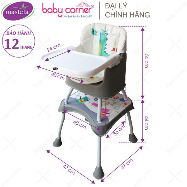  Ghế Ăn Đa Năng 3in1 Mastela 1016 