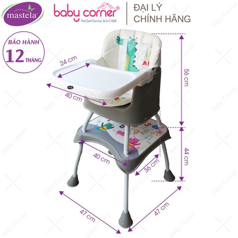  Ghế Ăn Đa Năng 3in1 Mastela 1016 