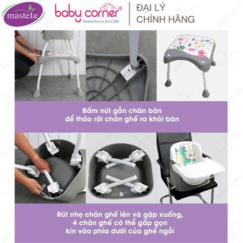  Ghế Ăn Đa Năng 3in1 Mastela 1016 