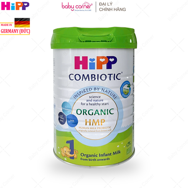  Sữa Bột HiPP Organic Combiotic Số 1, Bé Từ 0 - 6 tháng, 800G 