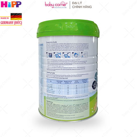  Sữa Bột HiPP Organic Combiotic Số 1, Bé Từ 0 - 6 tháng, 800G 