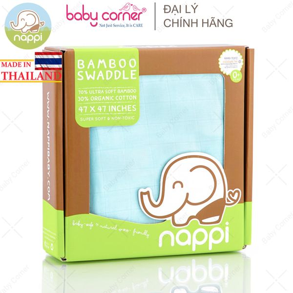  Khăn Sợi Tre Nappi 120cm x 120cm (Hộp 1 Khăn) 