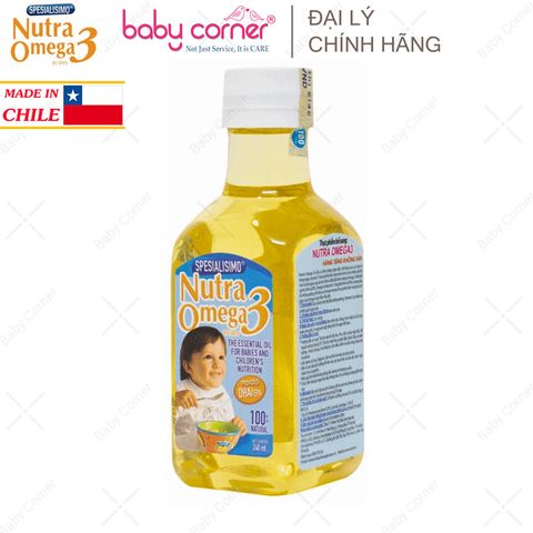  Dầu Cá Hồi Nutra Omega 3, 240ml 