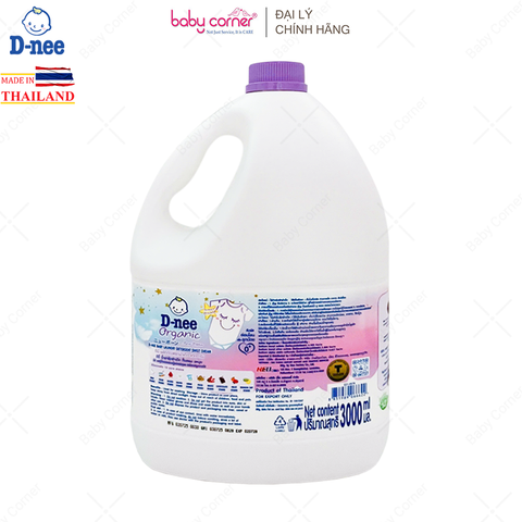  Nước Giặt Quần Áo Em Bé DNEE Tím (Sweet Dream) 3L 