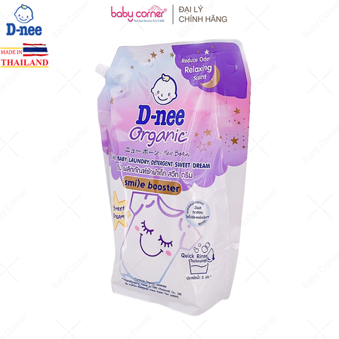  Nước Giặt Quần Áo Em Bé DNEE Tím (Sweet Dream), Dạng Túi 3.6L 