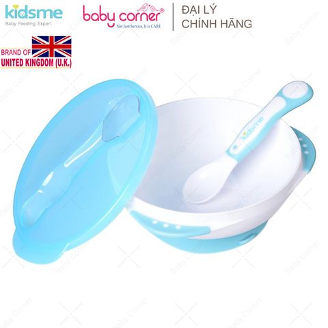  Bộ Tô Chống Trượt (Kèm Muỗng Báo Nhiệt) Kidsme 