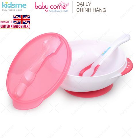  Bộ Tô Chống Trượt (Kèm Muỗng Báo Nhiệt) Kidsme 