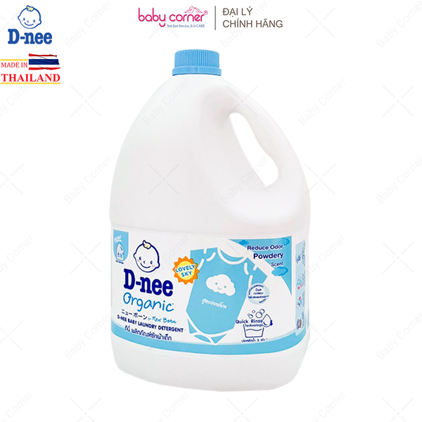  Nước Giặt Quần Áo Em Bé DNEE Xanh Dương 3L 