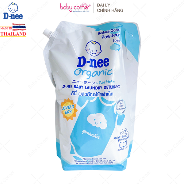  Nước Giặt Quần Áo Em Bé DNEE Xanh Dương, Dạng Túi 3.6L 