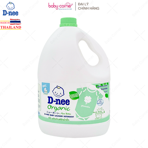  Nước Giặt Quần Áo Em Bé DNEE Xanh Lá 3L 