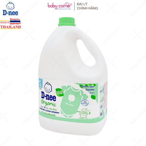  Nước Giặt Quần Áo Em Bé DNEE Xanh Lá 3L 