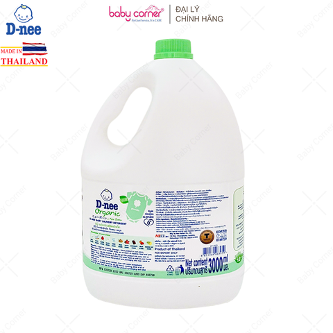  Nước Giặt Quần Áo Em Bé DNEE Xanh Lá 3L 