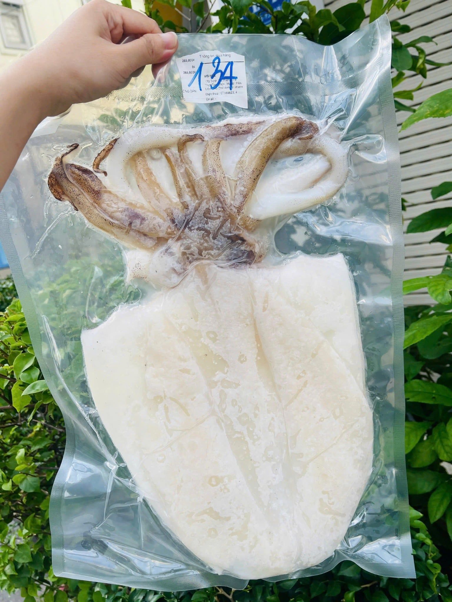  Mực lá 1 nắng big size - giá bán theo 10g 