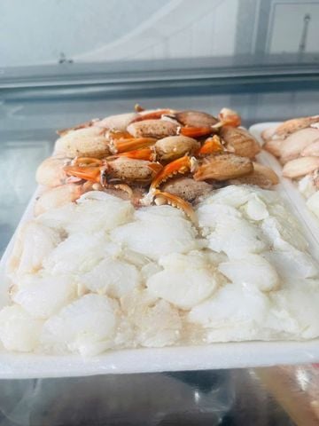  Combo Thịt càng cua mix Thịt Đùi cua (500gram) 