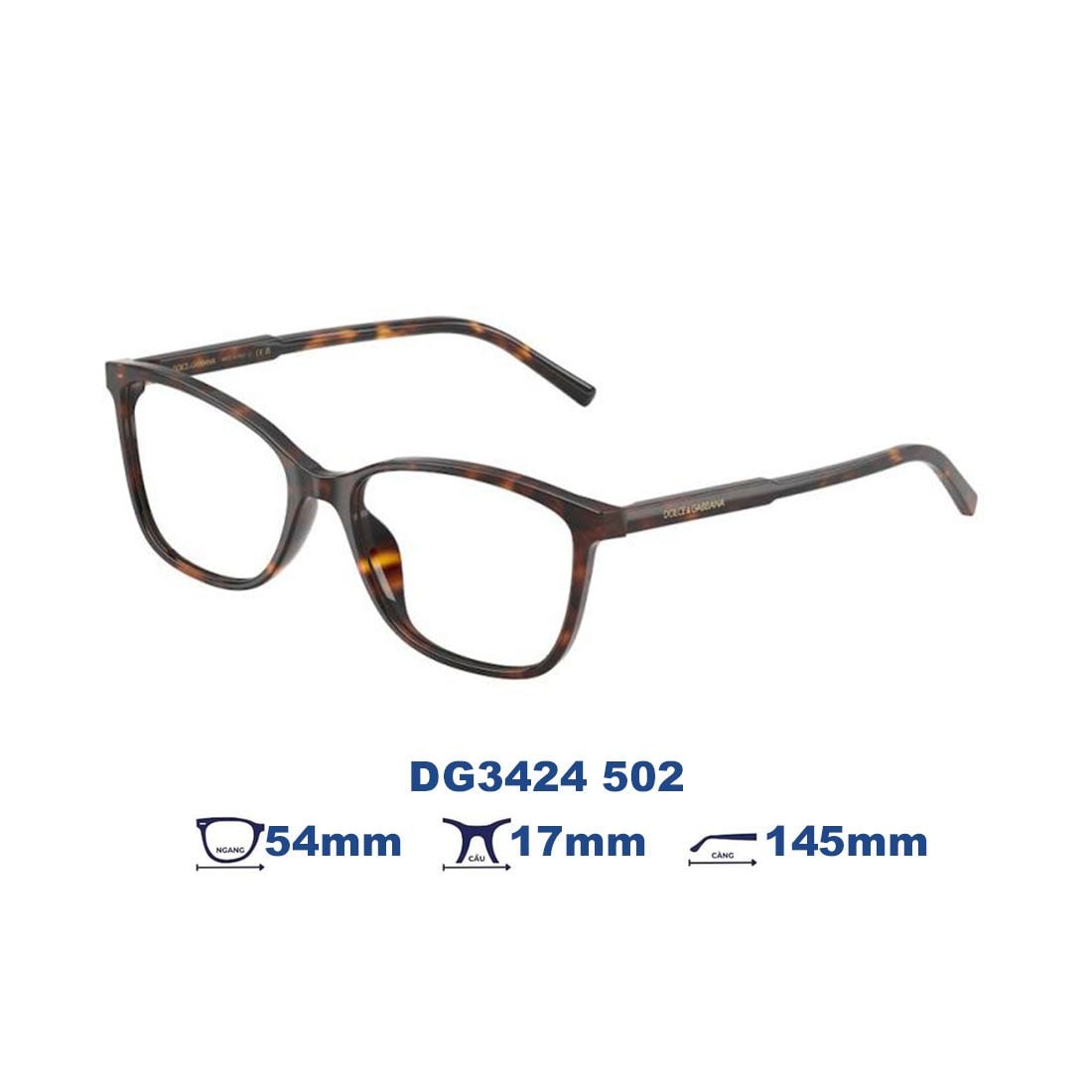  Gọng kính Dolce Gabbana DG3424 502 