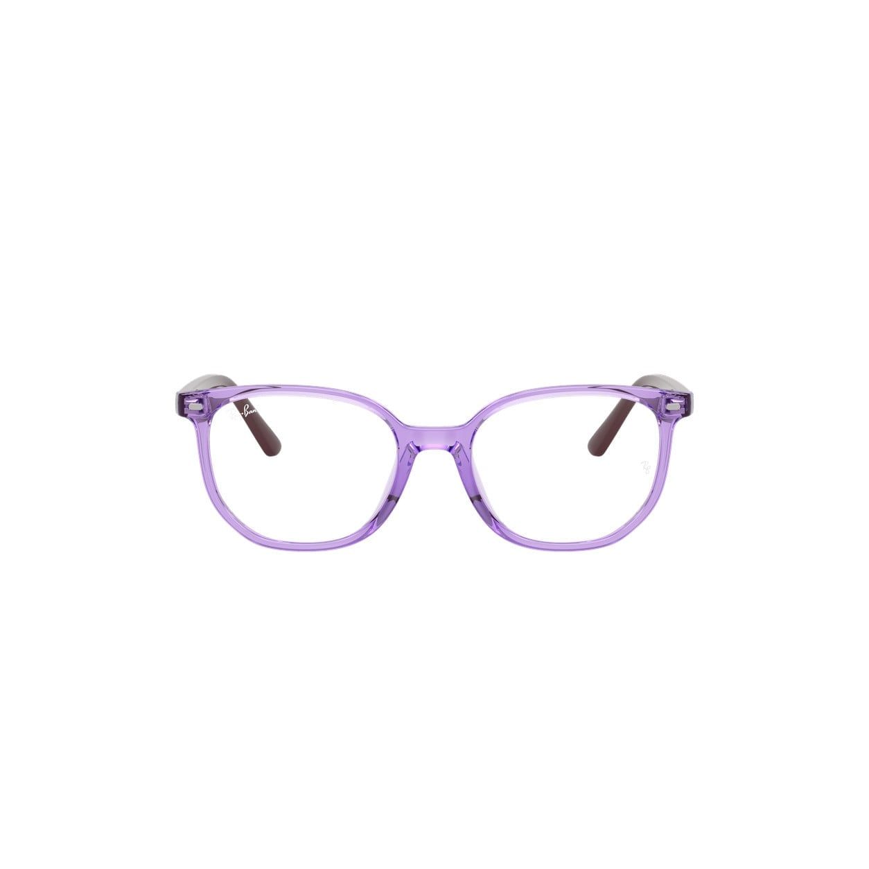 Gọng kính trẻ em Rayban Junior RY9097V 7515 - Tím trong suốt – ảnh chính diện trên nền trắng