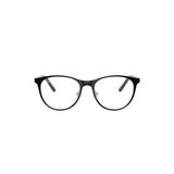 Gọng kính trẻ em Rayban Junior RY9552V 4064 - Đen phối bạc – ảnh chính diện trên nền trắng