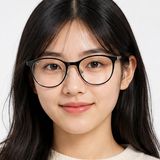 Gọng kính trẻ em Rayban Junior RY9552V 4064 - Đen phối bạc – người mẫu đeo kính