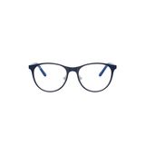 Gọng kính trẻ em Rayban Junior RY9552V 4094 - Xanh dương mờ phối bạc – ảnh chính diện trên nền trắng