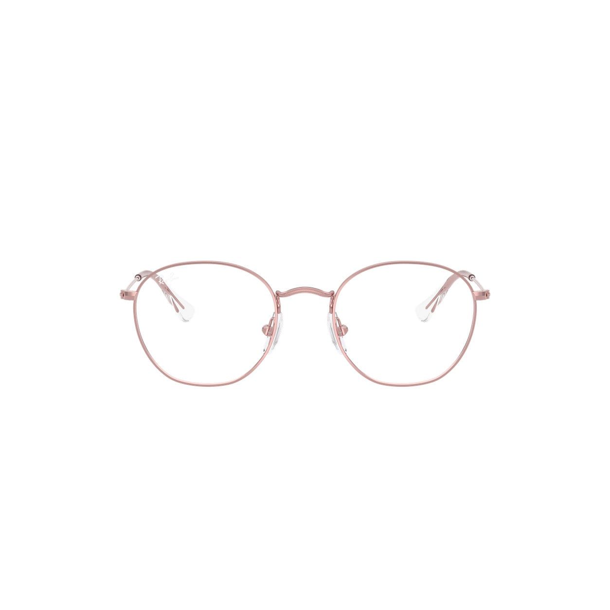 Gọng kính trẻ em Rayban Junior RY9572V 4104 - Hồng nhạt – ảnh chính diện trên nền trắng