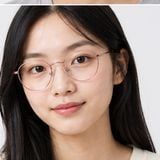 Gọng kính trẻ em Rayban Junior RY9572V 4104 - Hồng nhạt – người mẫu đeo kính