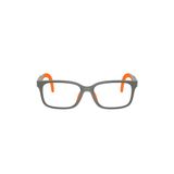 Gọng kính trẻ em Rayban Junior RYA1980 7533 - Xám và cam – ảnh chính diện trên nền trắng