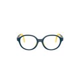 Gọng kính trẻ em Rayban Junior RYA1981 7530 - Xanh dương và vàng – ảnh chính diện trên nền trắng