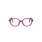 Gọng kính trẻ em Rayban Junior RYA1981 7531 - Tím đậm và tím – ảnh chính diện trên nền trắng