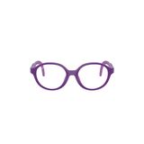 Gọng kính trẻ em Rayban Junior RYA1981 7532 - Tím và tím nhạt – ảnh chính diện trên nền trắng