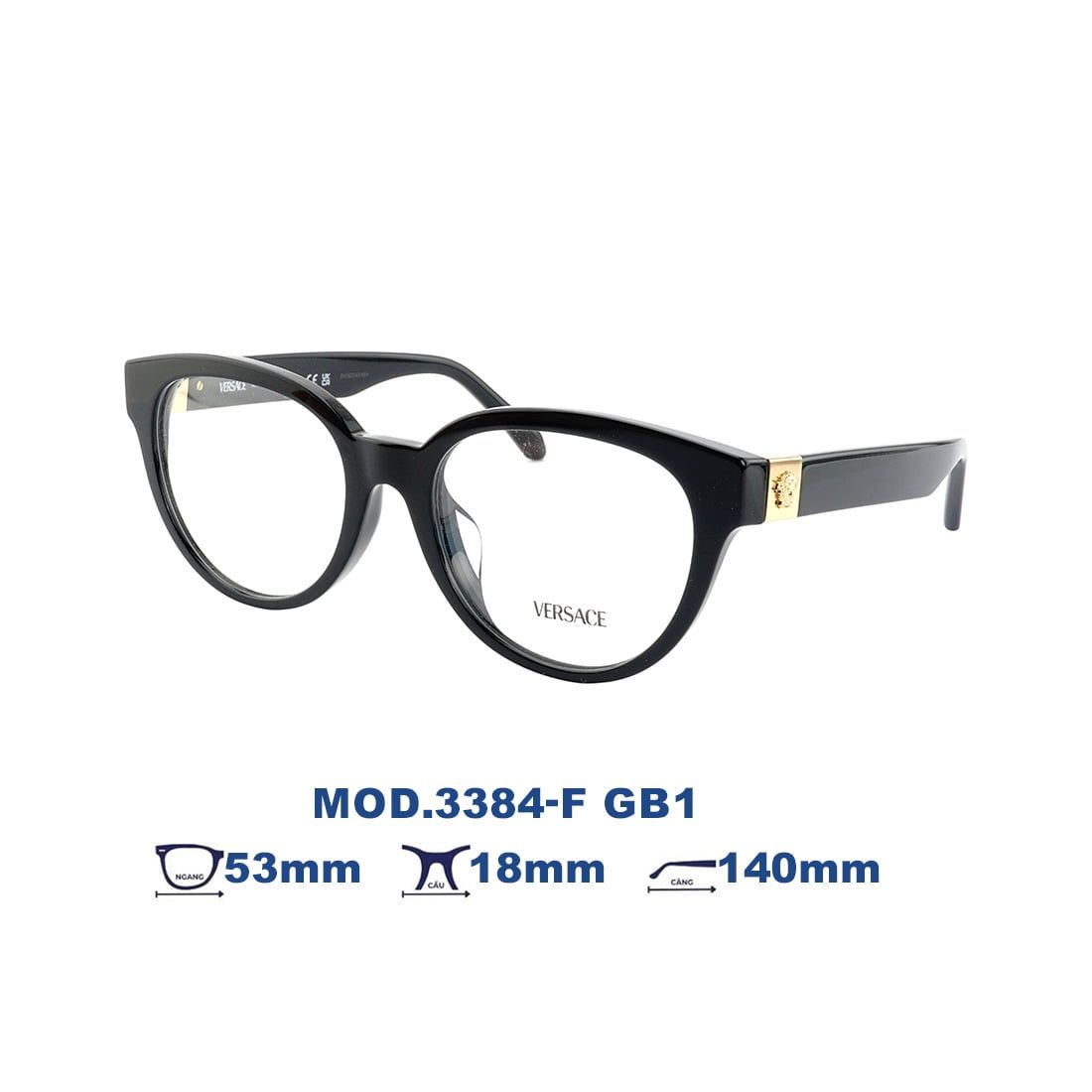 Gọng kính VERSACE MOD3384-F GB1