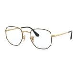 Gọng kính Rayban Hexagonal RX6448F 2991 - Vàng Arista bóng