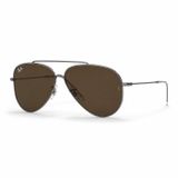 Kính mát Rayban Aviator Reverse RBR0101S 004/83 - Xám gunmetal bóng, tròng nâu đậm phân cực