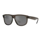 Kính mát Rayban Boyfriend Reverse RBR0501S 6707GS - Xám đậm trong suốt, tròng xám tráng gương bạc
