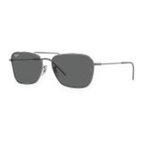 Kính mát Rayban Caravan Reverse RBR0102S 004/GR - Xám gunmetal bóng, tròng xám đậm