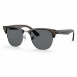 Kính mát Rayban Clubmaster Reverse RBR0504S 670781 - Xám đậm trong suốt phối gunmetal, tròng xám đậm phân cực