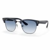 Kính mát Rayban Clubmaster Reverse RBR0504S 670879 - Xanh navy trong suốt phối gunmetal, tròng xanh dương chuyển sắc